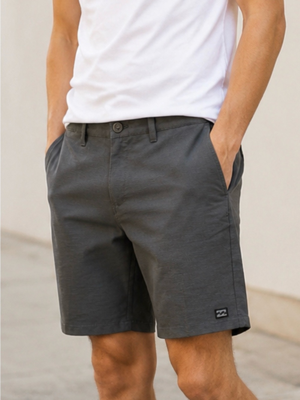 Men's BILLABONG crossfire Gray Casual Shorts 26